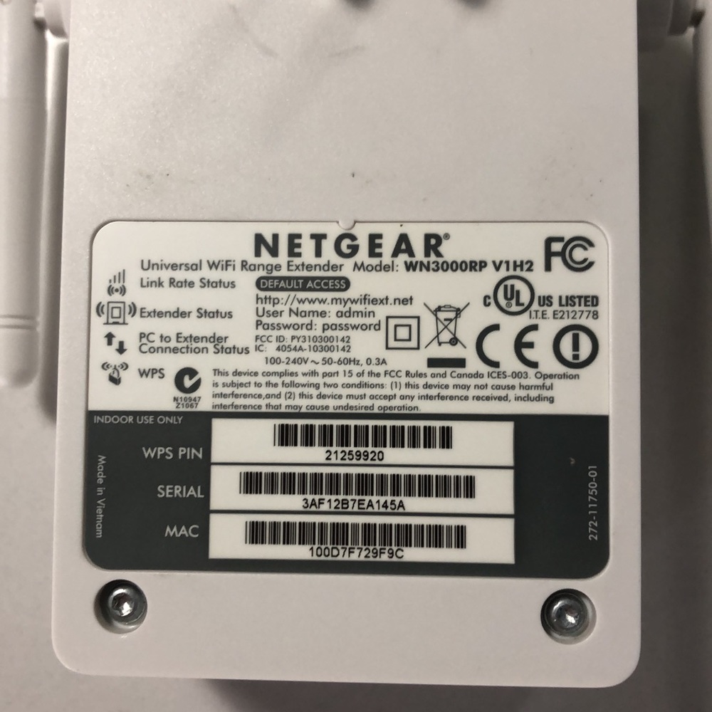Netgear Universal Range Extenders - Picture 5 of 5